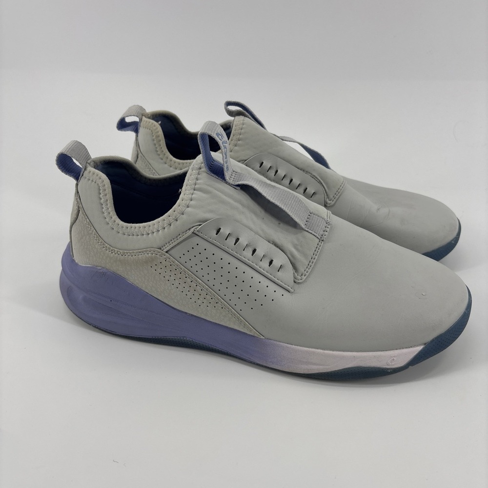 Clove Nursing Shoes Gray Matter Blue Comfort Soles Slip On Sneakers - W 10/M 8.5